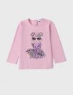 T-shirt manica lunga I Do - lavanda