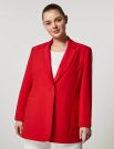 Giacca curvy Persona - rosso