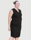 Abito curvy Rinascimento Curvy - nero