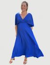 Abito curvy Rinascimento Curvy - blu cina