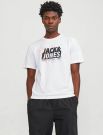 T-shirt manica corta Jack & Jones - white