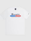 T-shirt manica corta sportiva Champion - bianco