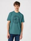 T-shirt manica corta Wrangler - turchese