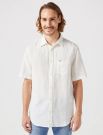 Camicia manica corta casual Wrangler - white