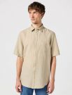 Camicia manica corta casual Wrangler - taupe