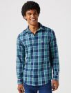 Camicia manica lunga casual Wrangler - hydro