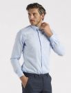 Camicia manica lunga Xacus - azzurro