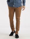 Pantalone casual Teleria Zed - cognac