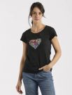 T-shirt manica corta Yes Zee - nero