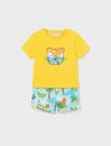 Completo maglia e pantalone corto Newborn - sunshine