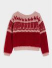 Pullover manica lunga Iblues - rosso