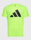 T-shirt manica corta sportiva Adidas - verde fluo