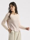 Pullover manica lunga Susy Mix - cipria