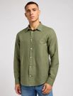 Camicia manica lunga casual Lee - olive