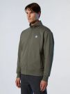 Maglia in felpa aperta North Sails - forest night