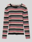Maglia manica lunga Guess - nero rosa