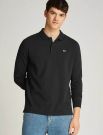 Polo manica lunga Tommy Jeans - black