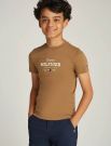 T-shirt manica corta Tommy Hilfiger - biscotto