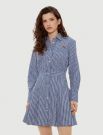 Abito Tommy Jeans - navy bianco