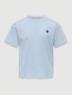 T-shirt manica corta Only - azzurro