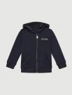 Maglia in felpa aperta Guess - blue