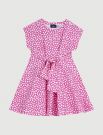 Abito manica corta Chicco - bianco rosa