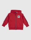 Maglia in felpa aperta Chicco - rosso