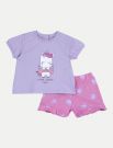 Completo maglia e pantalone corto Chicco - lilla