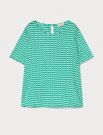 Camicia manica corta curvy Persona Now - verde azzurro