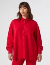 Camicia manica lunga curvy Persona Now - rosso