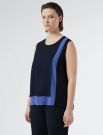 Top curvy Persona - blu marine