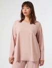 Maglia manica lunga curvy Persona - rosa
