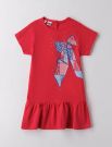 Abito manica corta I Do - rosso