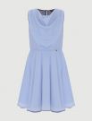 Abito manica corta elegante Kocca - azzurro