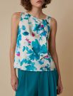 Top Pennypink - blu rosso