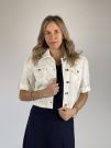 Giubbino in jeans Kocca - bianco