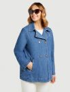 Giacca curvy Luisa Viola - blu