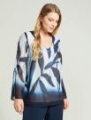 Camicia manica lunga curvy Luisa Viola - azzurro