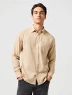 Camicia manica lunga casual Wrangler - beige