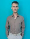 Camicia manica lunga lino Qb24 - bianco