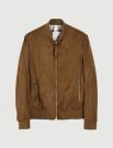 Giubbino ecopelle Qb24 - tabacco