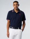 Polo manica corta North Sails - navy blu