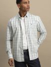 Camicia manica lunga casual Fynch-hatton - quadro verde