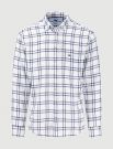 Camicia manica lunga casual Fynch-hatton - quadro bianco