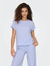 T-shirt manica corta Jdy - azzurro
