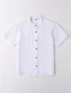 Camicia manica corta I Do - white