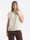 Camicia manica corta Artigli - panna