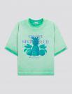 T-shirt manica corta Gas - verde acqua