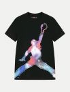 T-shirt manica corta sportiva Jordan - nero