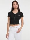 T-shirt manica corta Guess Jeans - nero